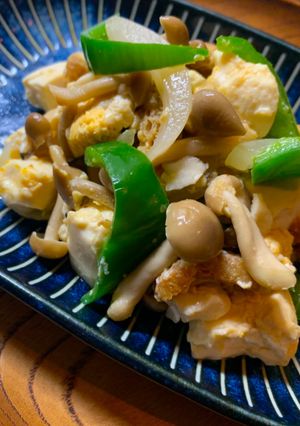 野菜＆たまごのヘルシー豆腐ちゃんぷるー-レシピのメイン写真