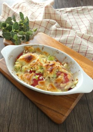 トマトのネギチーズ焼き-レシピのメイン写真