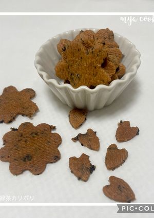 【おやつ】米粉の甘い緑茶カリポリビスケ-レシピのメイン写真