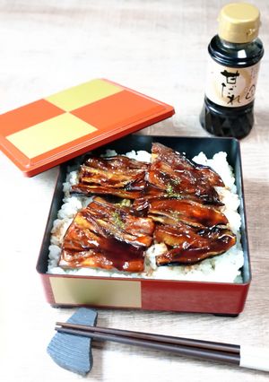 なすの蒲焼重-レシピのメイン写真