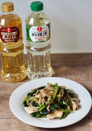 モロヘイヤと豚肉のスタミナ炒め-レシピのメイン写真