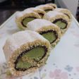 ビスキュイのシートで♡緑茶のロールケーキ