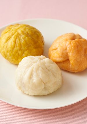 米粉の三色肉まん-レシピのメイン写真