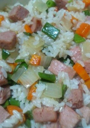 SPAM炒飯（混ぜご飯）-レシピのメイン写真