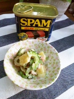 夏野菜スパムサラダ-レシピのメイン写真