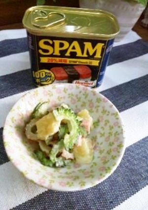 夏野菜スパムサラダ-レシピのメイン写真