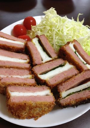 簡単コツいらず♪スパムとハンペンのカツ-レシピのメイン写真