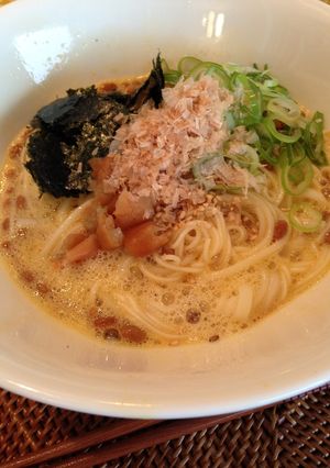 簡単＆美味しい♥納豆まぜまぜそうめん-レシピのメイン写真