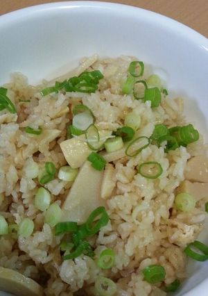 やっとできた(^.^)IHで筍ごはん☆☆-レシピのメイン写真