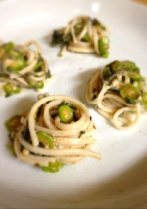 オクラとしその冷たいうどん-レシピのメイン写真