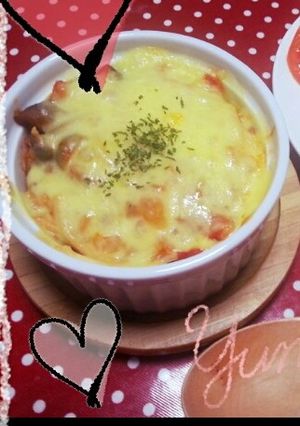 余ったｿｰｽで焼くだけ！楽ちんグラタン★-レシピのメイン写真