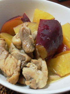 さつまいもと鶏肉のレモン煮-レシピのメイン写真