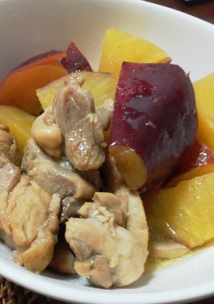 さつまいもと鶏肉のレモン煮-レシピのメイン写真