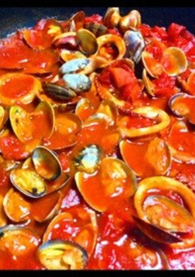 簡単★魚介のトマトソース煮-レシピのメイン写真