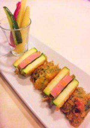 おつまみに最高＾＾ズッキーニの挟み揚げ-レシピのメイン写真