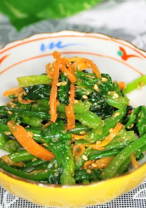 簡単♪　ほうれん草ごま和え-レシピのメイン写真