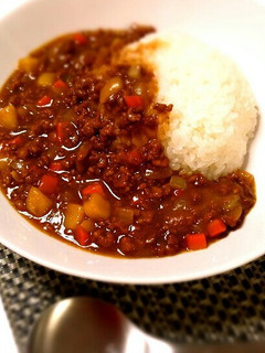 簡単!!時短!!絶品ひき肉カレー✩-レシピのメイン写真