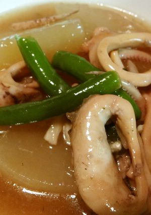 イカ大根を中華風で！-レシピのメイン写真