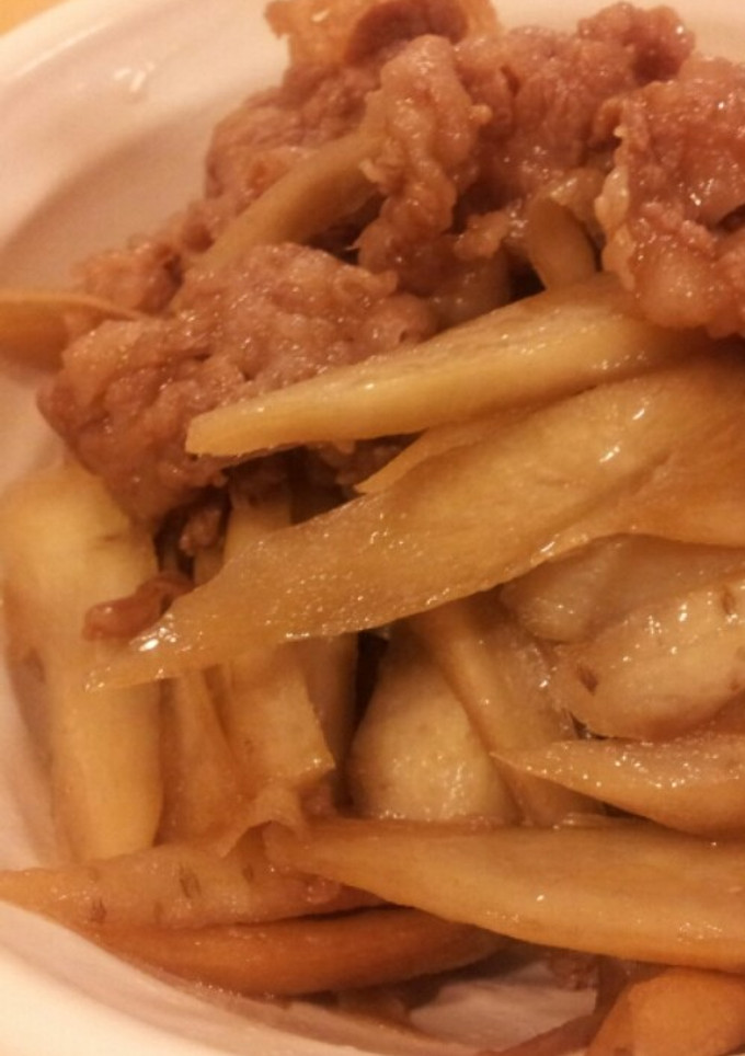 ごぼうと牛肉の炒め煮-レシピのメイン写真