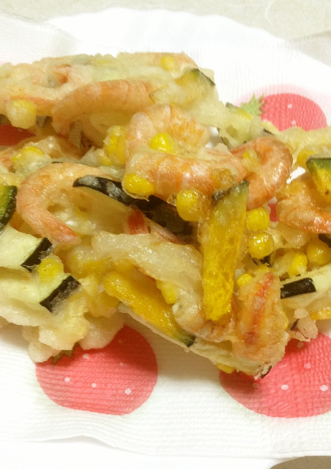 エビと野菜のかき揚げ-レシピのメイン写真