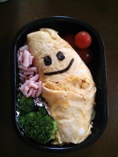 息子のお弁当3~ニコニコオムライス~-レシピのメイン写真