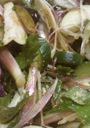 夏にサッパリ！薬味と夏野菜の和物-レシピのメイン写真