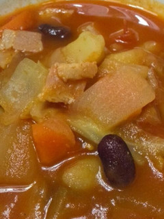 簡単に有るものでトマトスープ-レシピのメイン写真