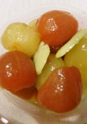 簡単！ミニトマトとそら豆の3色マリネ-レシピのメイン写真