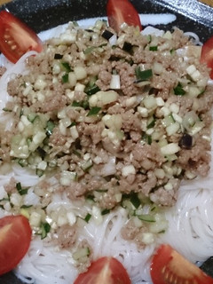 ボリュームUPそうめん-レシピのメイン写真