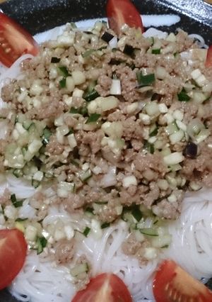 ボリュームUPそうめん-レシピのメイン写真