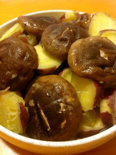 さつま芋と椎茸の甘煮-レシピのメイン写真