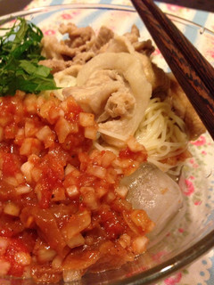 夏にピッタリちゅるちゅる冷やし素麺-レシピのメイン写真