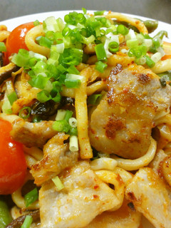 キムマヨ焼きうどん♪-レシピのメイン写真