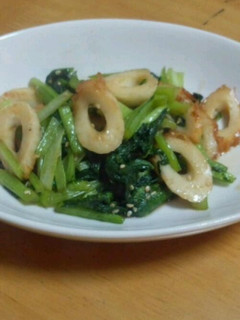 ちくわと小松菜の炒め煮-レシピのメイン写真