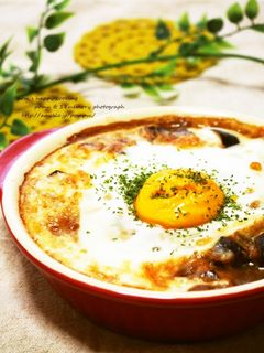 カレーアレンジ☆なすだけのカレーグラタン-レシピのメイン写真