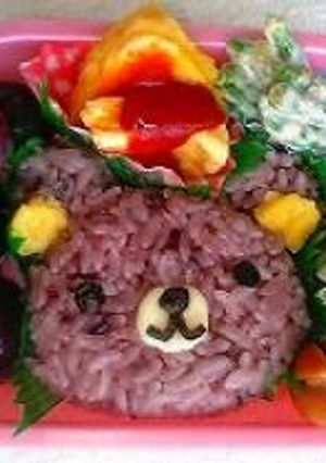 リラックマ弁当（2005.09.12）-レシピのメイン写真