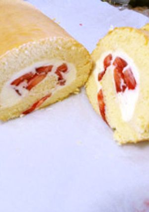 簡単ロールケーキ-レシピのメイン写真