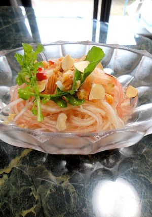 すいかの酢の物（ソムタム風）-レシピのメイン写真