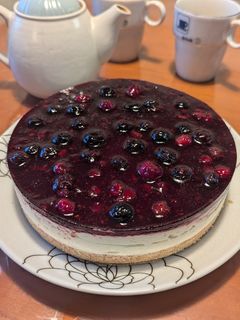 ベリーミックスのレアチーズケーキ-レシピのメイン写真