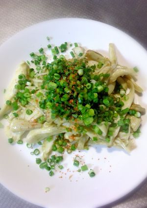 葱ドサッと!きのこのカレマヨ炒め-レシピのメイン写真
