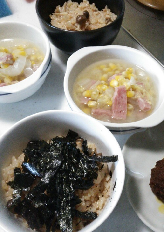 ツナとしめじで簡単炊き込みごはん-レシピのメイン写真