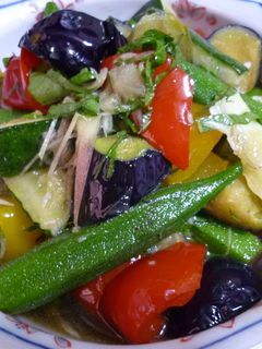 夏野菜の揚げ浸し-レシピのメイン写真