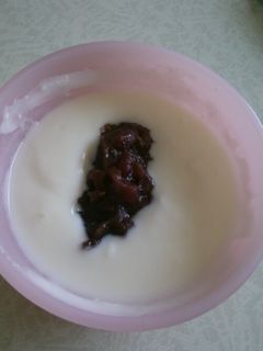 小豆ヨーグルト-レシピのメイン写真