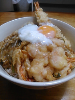 月見天丼-レシピのメイン写真