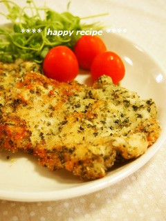 胸肉でミラノ風カツレツ♫青のり&チーズ味-レシピのメイン写真