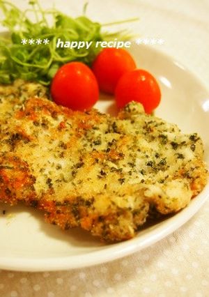 胸肉でミラノ風カツレツ♫青のり&チーズ味-レシピのメイン写真