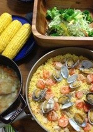 フライパンで作る☆パエリア☆-レシピのメイン写真