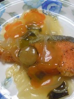 甘口シャケのあんかけ-レシピのメイン写真