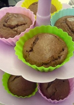 *板チョコココアカップケーキ*-レシピのメイン写真