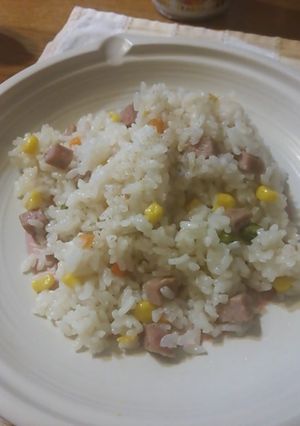 炊飯器で簡単スパムのピラフ-レシピのメイン写真